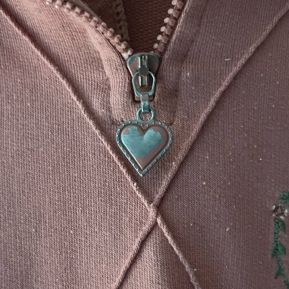 Alfred Dunner Pink Heart Sweater - Picture 3 of 9